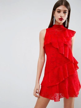 Платье ASOS 5763146 UK8 (92375UK8) Красный