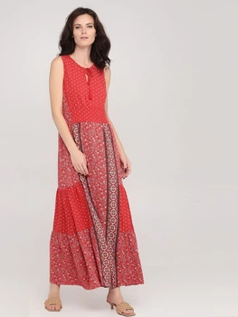Сукня червона кежуал BEBE PLUS 24873 S (77224S) Червоний