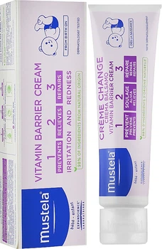Витаминизированный крем под подгузник Mustela Vitamin Barrier Cream 100 мл (3504105024932)