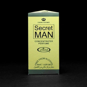 Арабские масляные духи с цитрусово-древесным ароматом SECRET MAN (Сикрет мэн) Al-Rehab 6 мл