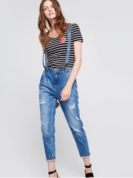 Джинсы с потертостями Vero Moda 317349505 M (90517M) Синий