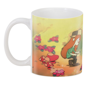 Кружка Гравити Фолз Gravity Falls flowers GF.02.06