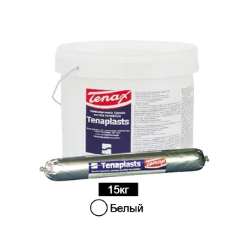 Акриловый герметик для заделки швов и трещин (мастика) Soudal Tenaplasts 15кг белый (00002T000001150000) Соудал