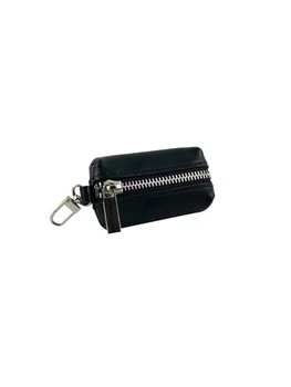 Ключница мужская кожаная DeKOL Classic mini-7710 черный гладкий