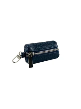 Ключница кожаная DeKOL Classic mini-8841 синий крокодил