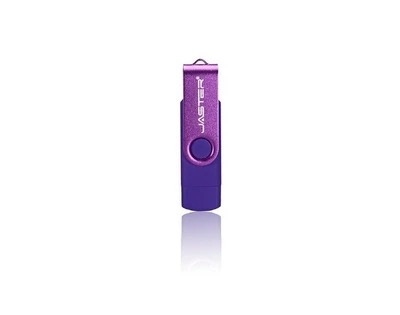 Флешка Jaster 128Gb Purple OTG Micro USB Flash Drive