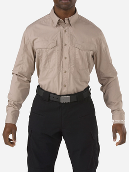 Рубашка тактическая 5.11 Tactical Stryke Long Sleeve Shirt 72399 2XL Khaki (2000980373994)