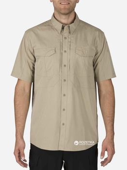 Рубашка тактическая 5.11 Tactical Stryke Shirt - Short Sleeve 71354 2XL Khaki (2000980390717)
