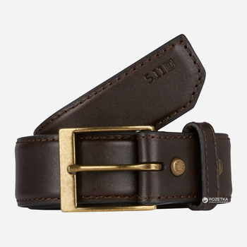 Пояс тактичний шкіряний 5.11 Tactical Leather Casual Belt 59501 S Classic Brown (2000000110134)