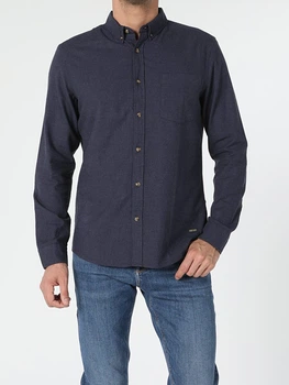 Сорочка бавовняна чоловіча Colin’s CL1054987 S Navy (8682240820918)