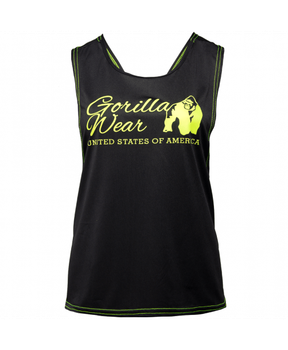 Майка Gorilla Wear Odessa Cross Back Tank Top XS Чорна/Неоново-рожевий (9110390400)