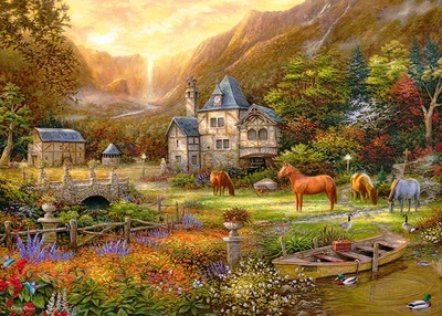 Пазлы CherryPazzi Золотая долина, 1000 элементов, 50x70 см, 30493
