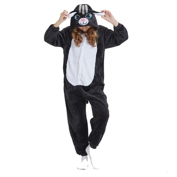 Піжама Кігурумі Kigurumi Чорний Кіт Для Дітей І Підлітків 175-185 см. (1074/1)