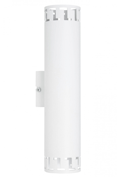 Светильник настенный бра 100lamp Greece под две лампы E27 белый (NL 2440 WH)