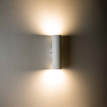 Светильник настенный бра 100lamp Tube под две лампы Е27 белый (NL 2206 W)
