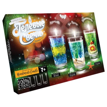 Комплект креативної творчості "Гелеві свічки" Danko Toys GS-02 GS-02-02