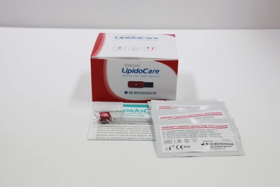 Тест-смужки SD BIOSENSOR на загальний холестерин LipidoCare 25 шт. (02LS20B)