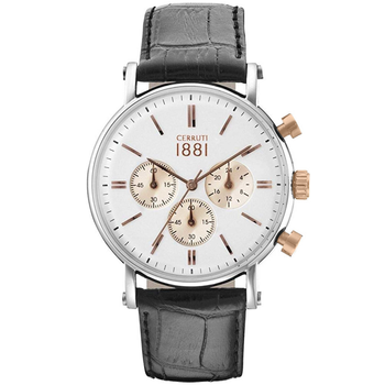 Cerruti 1881 CRA110STR01BK Tremezzo Men Chronograph