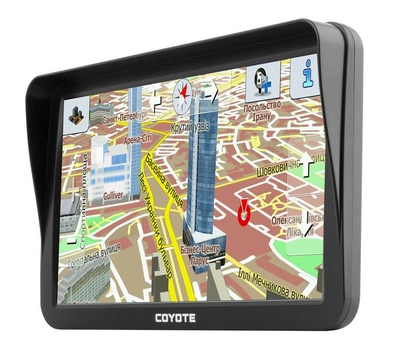 GPS навигатор COYOTE 1020 Normandia 256mb 8gb 9 дюймов с картами для грузового транспорта TIR-ADR