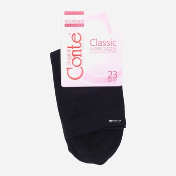 Шкарпетки Conte Collant Classic 13С-64СП-000 38-39 р Чорні (4810226047088)