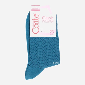 Шкарпетки Conte Collant Classic 15С-15СП-061 38-39 р Темно-бірюзові (4810226070444)
