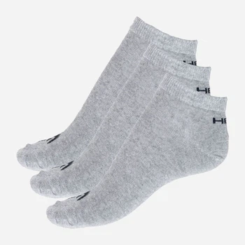 Набір шкарпеток HEAD Sneaker 3P Unisex 761010001-400 35-38 р 3 пари Сірий (8718824272436)