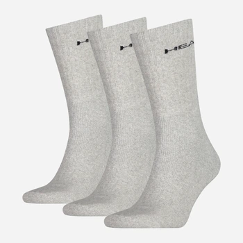 Набор носков HEAD Crew 3P Unisex 771027001-400 35-38 р 3 пары Серый (8718824462714)