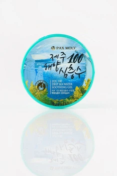 Универсальный увлажняющий гель на основе морской воды Pax Moly Jeju 100 Deep Sea Water Soothing Gel 300 мл (8809547410271)