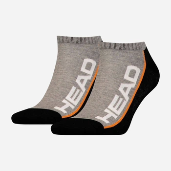 Шкарпетки HEAD Stripe Sneaker 2-Pack 781008001-235 35-38 р 2 пари Чорний/Сірий (8718824546315)