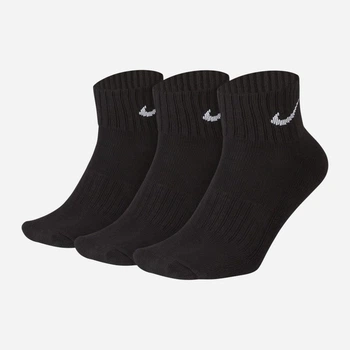 Носки Nike V Cush Ankle Value SX4926-001 34-38 3 пары Черные (887232701048)