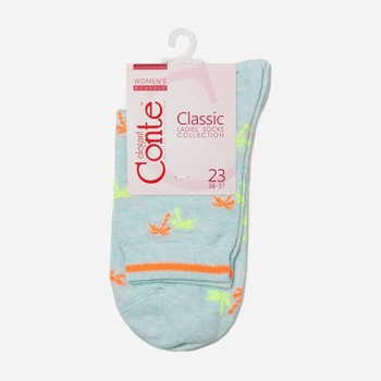 Шкарпетки Conte Collant Classic 15С-15СП-089 38-39 р Блідо-бірюзові (4810226196830)