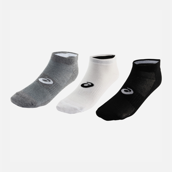 Носки ASICS Ped Sock 155206-0701 35-38 р 3 пары Бело-серые с черным (8718837138200)