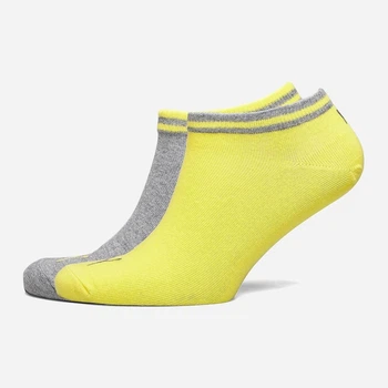 Набор носков Puma Heritage Sneaker 281011001003 35-38 р 2 пары Серый/Жёлтый (8718824801513)