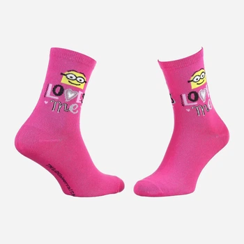 Носки Disney Minions 13890131-3 36-41 Темно-розовые (3349610011851)