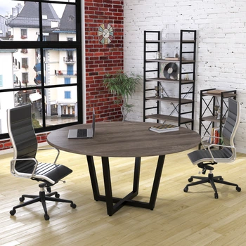 Стол для переговоров D-1600 Loft design Дуб Палена