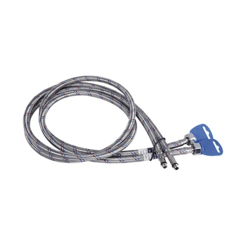 Гнучкі шланги для підключення змішувача SD Plus 1/2"-М10 150 см (пара)