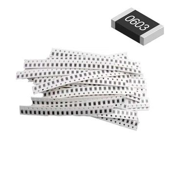 Резисторы SMD 0603 0.1Вт 660шт 1% 1Ом-1МОм (116760)