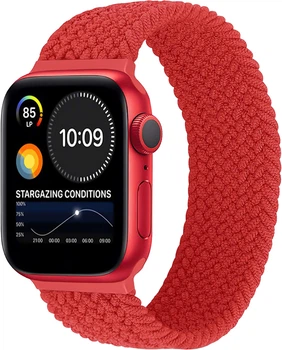 Ремінець Promate Fusion-40XL для Apple Watch 38-40 мм 1/2/3/4/5/6/7/SE Red (fusion-40xl.red)