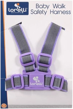 Вожжи Lorelli Baby Walk Safety Harness Grey/viole (Вожжи Lorelli grey/viole)
