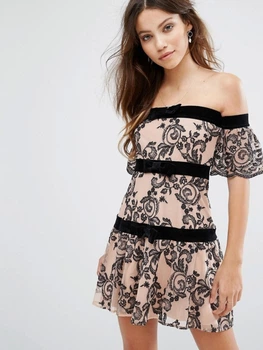 Сукня For Love&Lemons AS010720-62 XS (81460XS) Бежевий