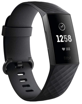 Фитнес-браслет Fitbit Charge 3 Black/Graphite FB409GMBK