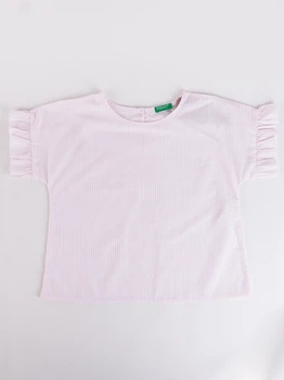 Блуза Benetton 5CGE5QFH0 100 cm (87657100cm) Розовый