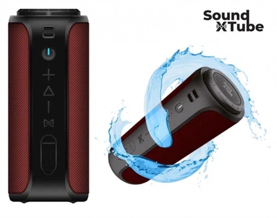 Акустична система 2E SoundXTube TWS MP3 Wireless Waterproof Red (2E-BSSXTWRD)