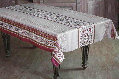Cкатертина на поліестеровій основі Хорс-М "MALVINA" 110х140см (4001А/4)