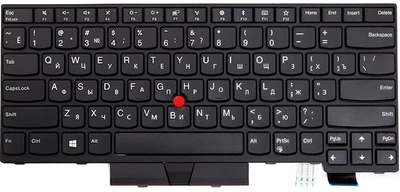 Клавіатура для ноутбука PowerPlant Lenovo Thinkpad T470 Чорна (KB313501)