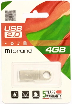 Mibrand Puma 4GB USB 2.0 Silver (MI2.0/PU4U1S)
