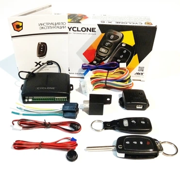 スペック　【在庫整理赤字特価】　チャロアイト　プラチナルチル Сигналізація Cyclone X6 брелок з викидним ключем – фото, відгуки
