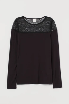 Лонгслив H&M XS чорний 911799427