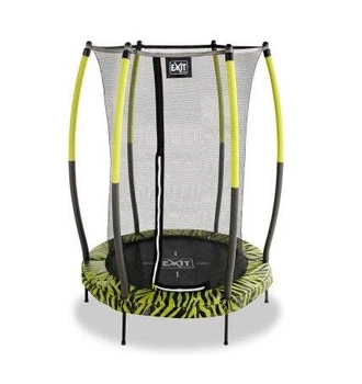 Батут дитячий EXIT Tiggy 140 см з внутрішньої сіткою зелений (10.00.70.40)