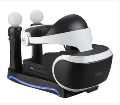 Зарядная док-станция подставка KJH для PS Move и PS VR с подсветкой